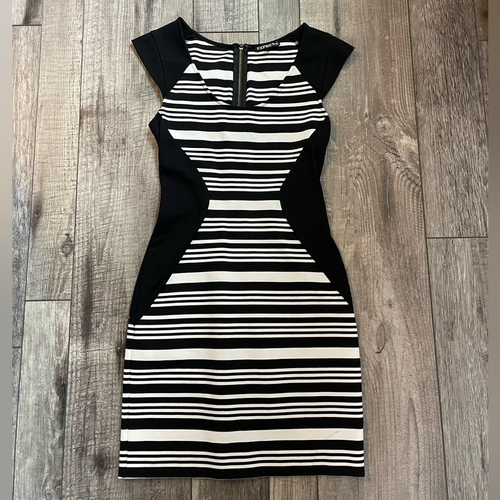 EXPRESS Striped Dress